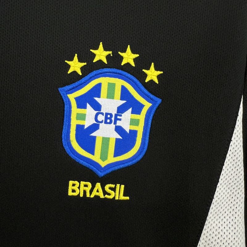 Camisa Retrô Brasil 2002 Black