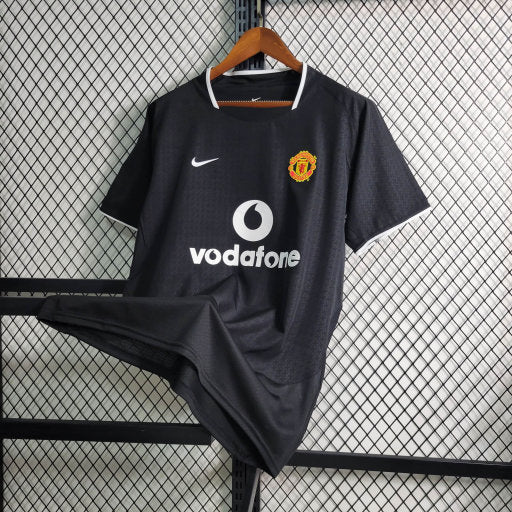 Camisa Retrô Manchester United 2003-04 Preto