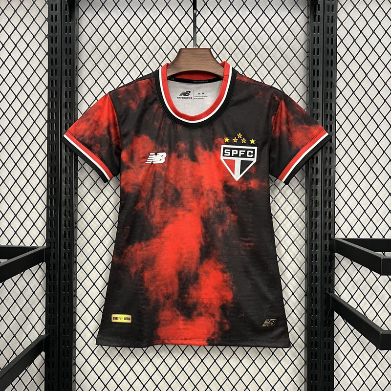 Terceira Camisa Feminina São Paulo 24-25