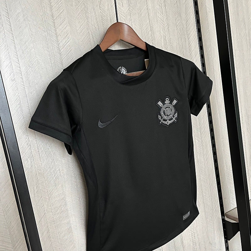 Camisa Feminina Corinthians 24-25 Preto