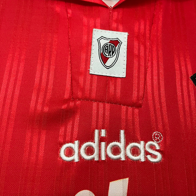 Camisa Retrô River Plate 1996-97 Red