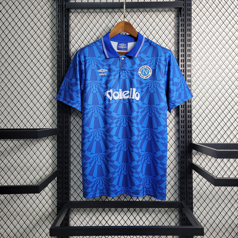 Camisa Retrô Napoli 1991-92 Blue