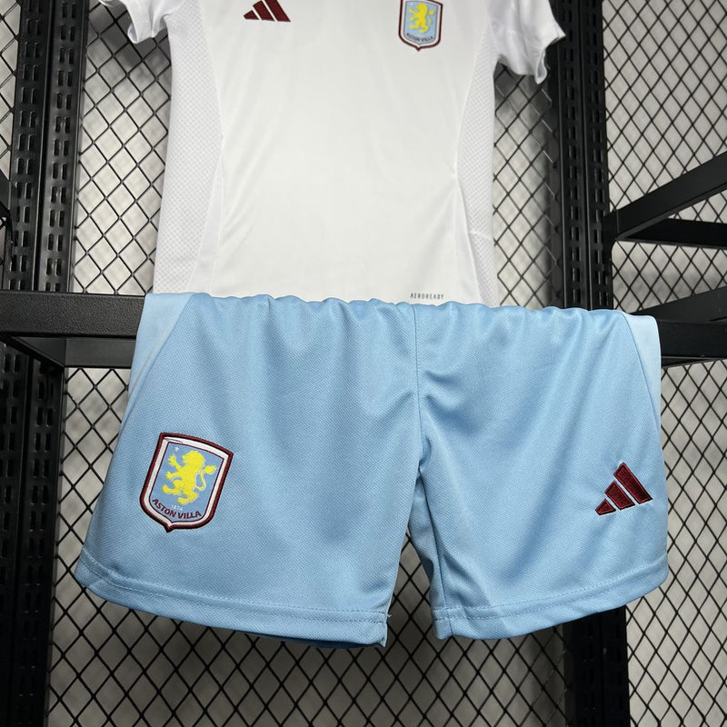 Kit Infantil Aston Villa 24-25 White