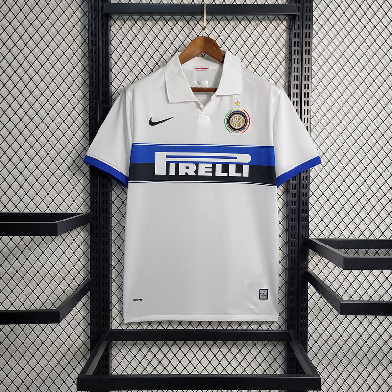 Camisa Retrô Inter De Milão 2009-10 Polo Branca