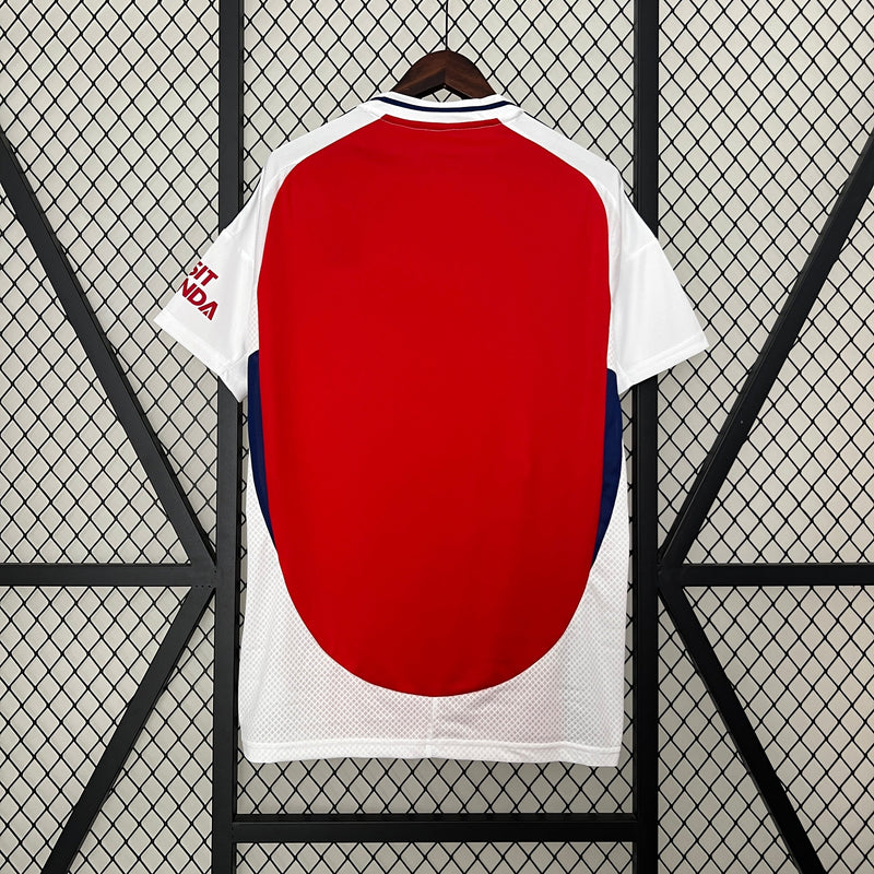 CAMISA LANÇAMENTO DO ARSENAL 24/25 VERMELHO E BRANCO