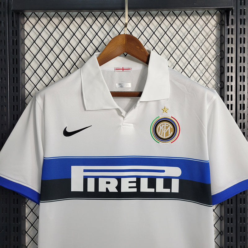 Camisa Retrô Inter De Milão 2009-10 Polo Branca