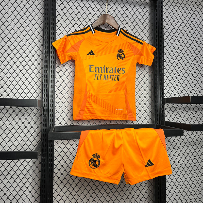 Kit Infantil Real Madrid 24-25 Laranja