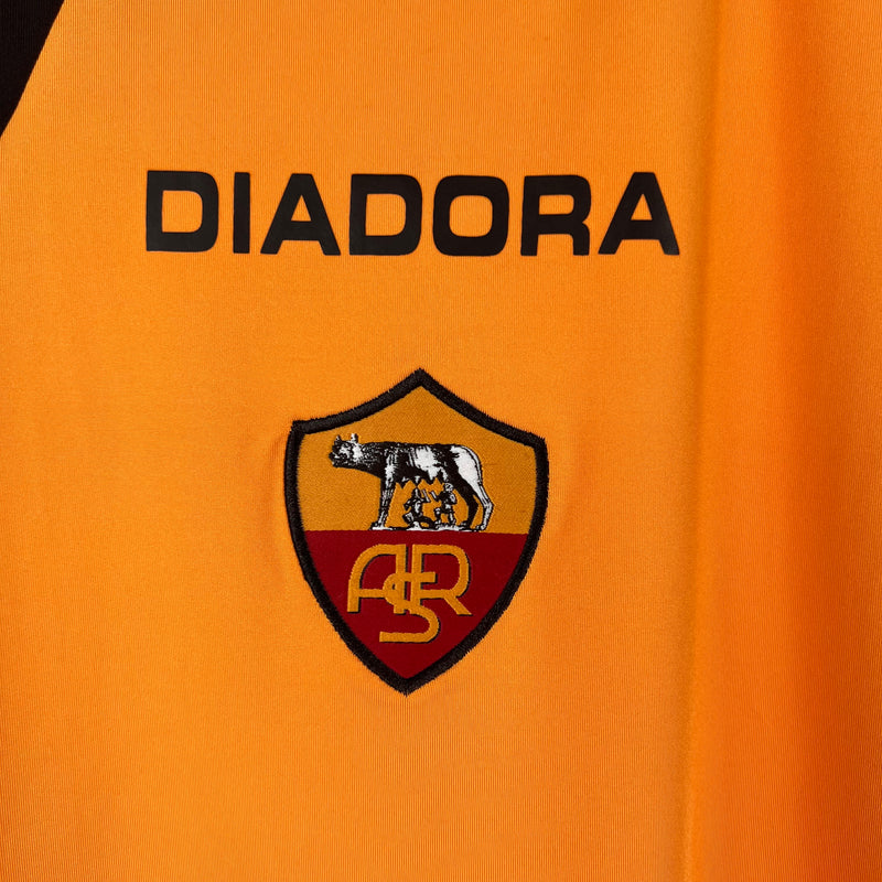 Camisa Retrô Roma 2005-06 Laranja