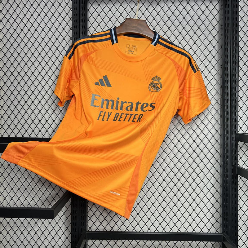 CAMISA LANÇAMENTO DO REAL MADRID 24-25 LARANJA