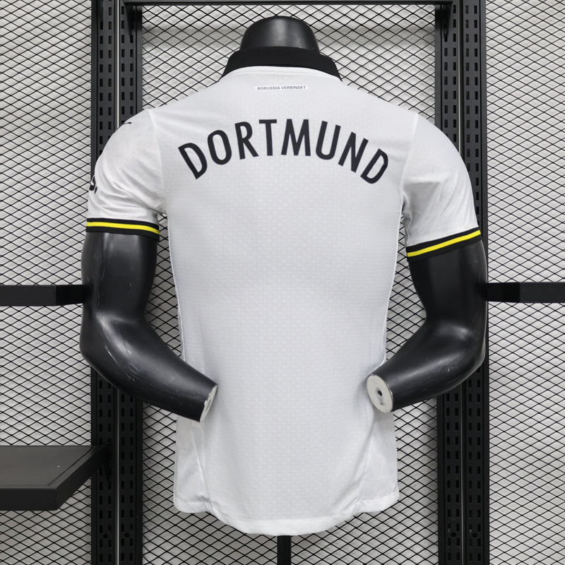 Camisa Borussia Dortmund Branca 24-25 Versão Jogador