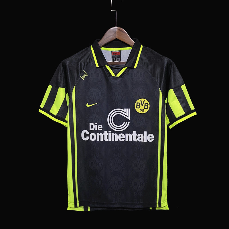 Camisa Retrô Borussia Dortmund 1996-97 Preto