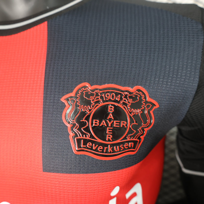 Camisa Bayer Leverkusen Black 24-25 Versão Jogador